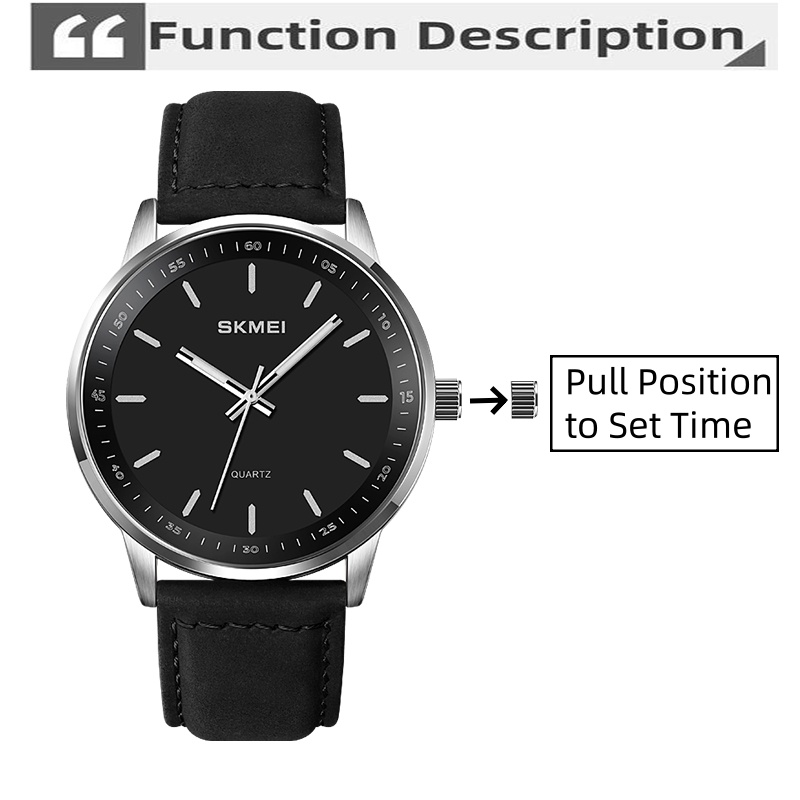 Skmei Original Brand Quartz Wa – Leather Watch Band Men Bewertung und Preis
