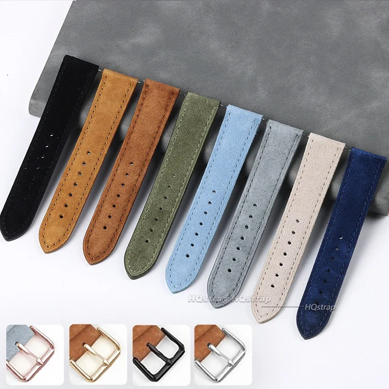 Suede Genuine Leather Watchban – Suede Strap Watch Bewertung und Preis