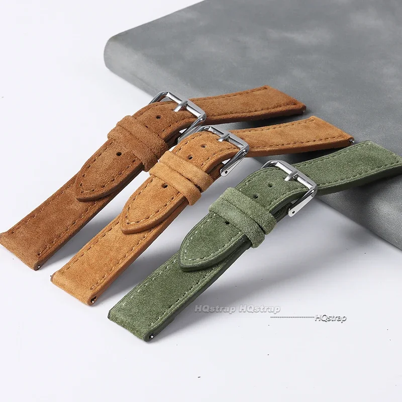 Suede Genuine Leather Watchban – Suede Strap Watch Bewertung und Preis