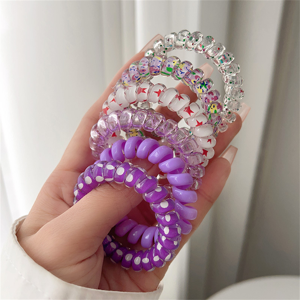 6pcs Sweet Cute Colorful Spira – Silicone Band Women Bewertung und Preis