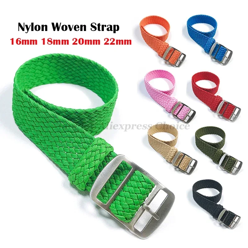 Fabric Woven Nylon Watch Band  – Perlon Strap Woven Bewertung und Preis