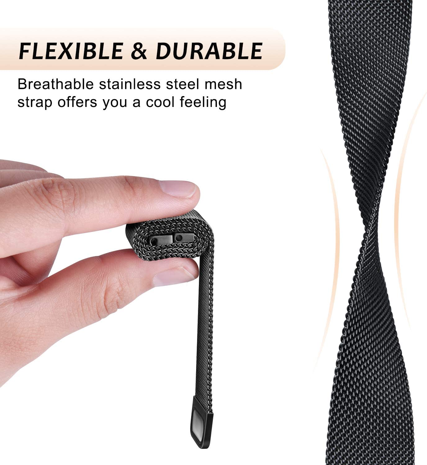 Milanese Loop strap for Fitbit – Milanese Loop Magnetic Bewertung und Preis