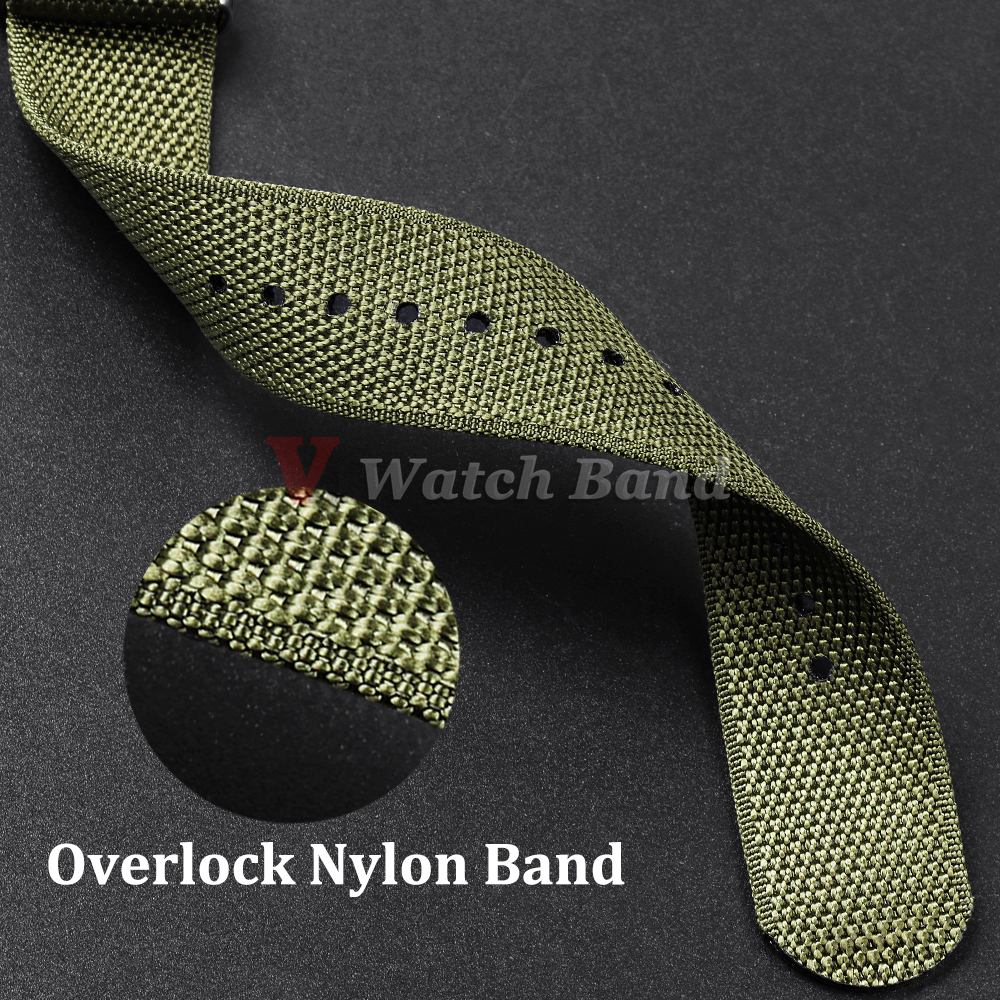 Dense Nylon Strap 20mm 22mm Wo – Perlon Strap Woven Bewertung und Preis